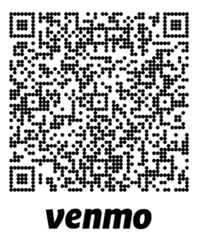 Venmo QR Code for sending donations